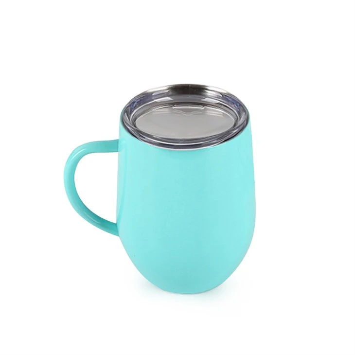 Food Grade Stainless Steel Coffee Mug Vacuum Insulation Cup,Travel Mug,with Lids and Handle